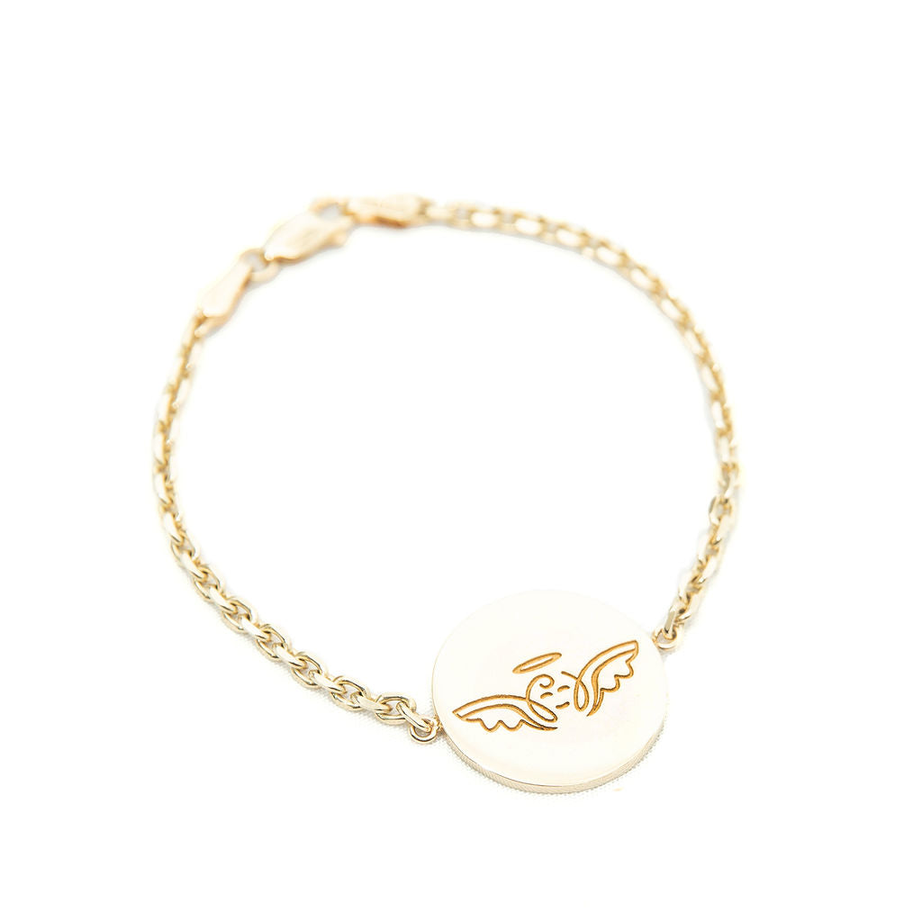 Angels For Humanity Gold Bracelet