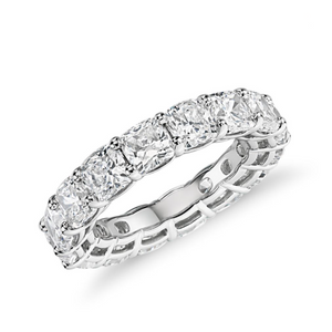 Cushion Cut Diamond Eternity Ring