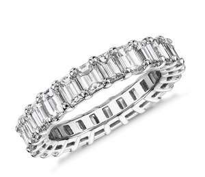 Emerald Cut Diamond Eternity Ring