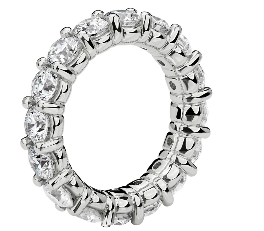 5CT Round Diamond Eternity Ring